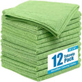 Microfiber Cleaning Cloth 12 Pack by Tekswip