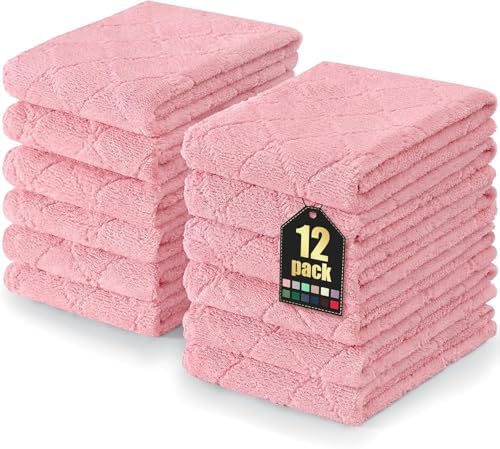 Homaxy 12 Pack Super Soft Absorbent Dish Towels by Homaxy