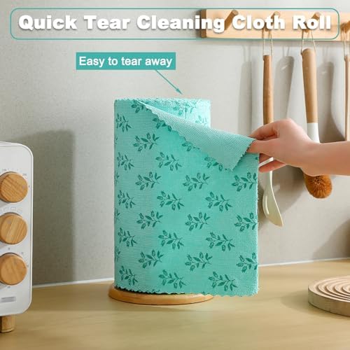 Microfiber Cleaning Cloth Roll, 80 Pack Cleaning Towels, Lint Free Rags Paper - Image 3