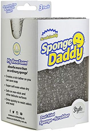 Scrub Daddy Sponge Daddy Style, Dual Sided Sponge Scrubber, Dish Sponges - Image 2