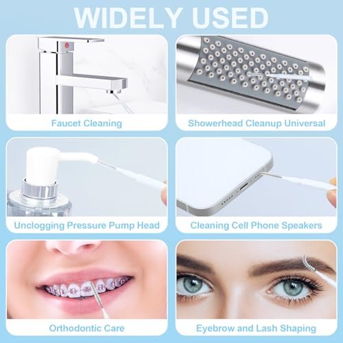 MAPVOLUT 70-Piece Heavy Duty Shower Head Cleaning Brush Set - Image 7