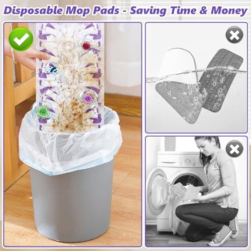 Mop Pad Refills for Swiffer PowerMop: 20 Pcs Disposable Pads - Image 3