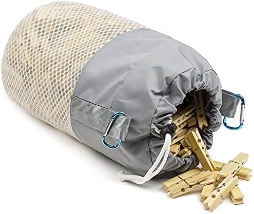 Mesh Clothespin Bag Holder Outside, Ventilation and Moisture Resistance - Image 7