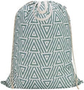 Canvas Laundry Bag with Handles & Drawstring 30"Wx35"H, L+ Geom SlateGreen by CALACH
