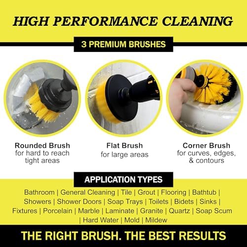 Drillbrush Drill Brush Attachment Set - Image 3