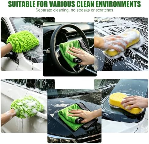 6PCS Microfiber Car Wash Mitt - Image 5