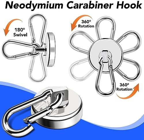 LOVIMAG Magnetic Hooks 70 LBS Strong Magnets Cruise 12Pack Magnet - Image 5