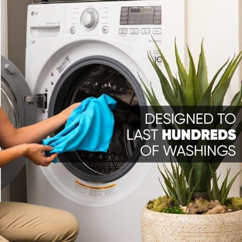 Longmann Microfiber Glass Cleaning Cloths | Streak Free Windows & Mirrors | - Image 7