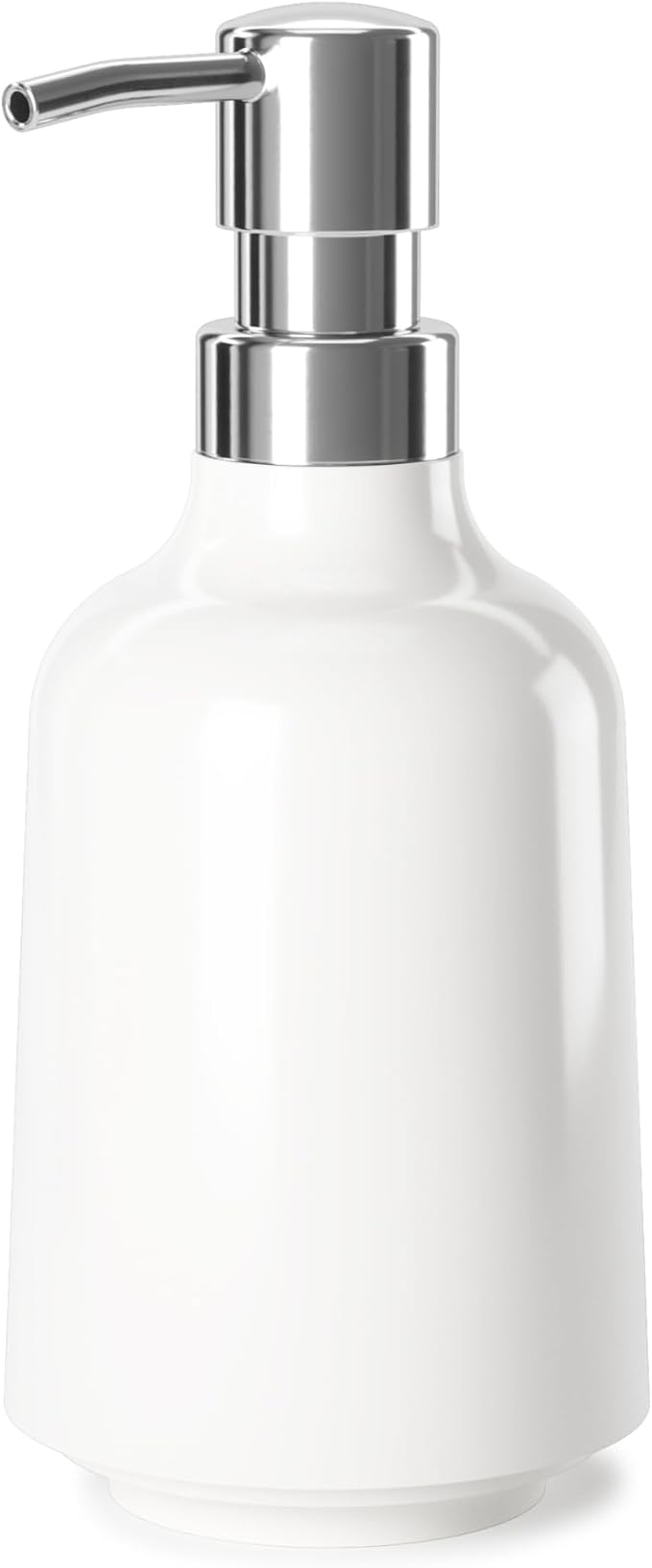 Umbra Step Soap Pump, Refillable Hand Soap Dispenser, 13 OZ, glossy finish by Umbra