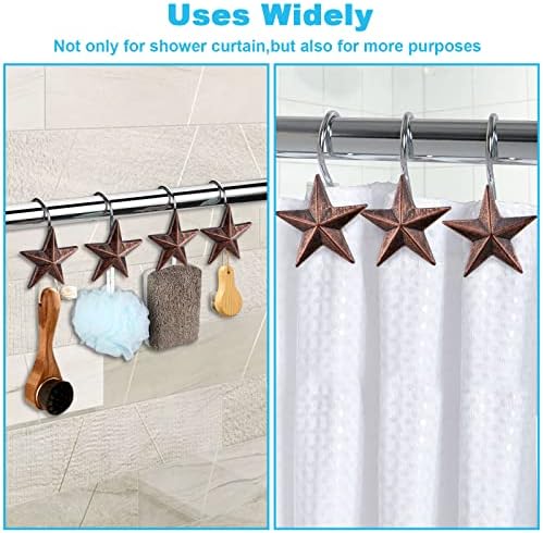 AGPtek Star Shower Curtain Hooks - Image 3