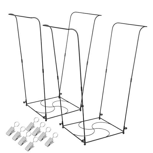 Stargarden 2 Pack Trash Bag Holder, Metal Garbage Bag Holder | Leaf Bag Holder by Stargarden