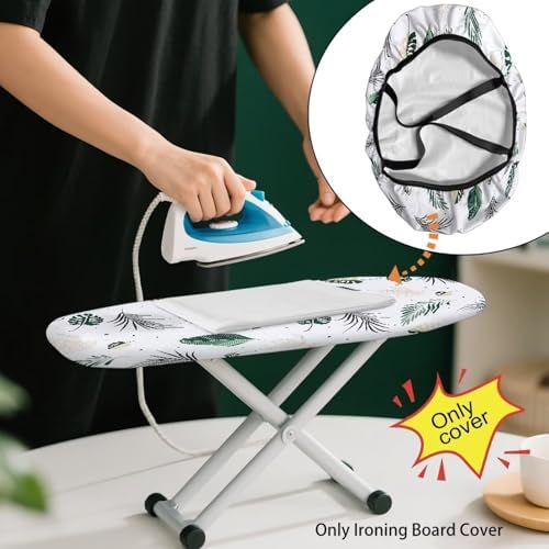Green Leaf Mini Ironing Board Cover Stretchy Iron Heat Shield - Image 3