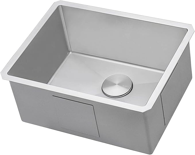 Ruvati 23-inch Undermount Stainless Steel Bar Prep Kitchen Sink 16 Gauge Rounded Corners Single Bowl - RVH7123