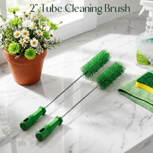 Baderke 2 Pcs Drain Brush Pipe Cleaning Tube Brush, 19.7 x 2 Inch - Image 4