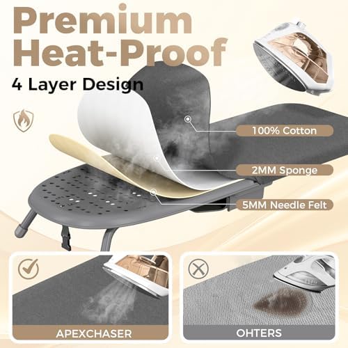 APEXCHASER Small Ironing Board - Image 5