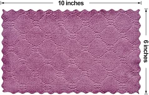 OstWony Small Reusable Cleaning Cloths, 6 x 10 inch, Absorbent Dish Rag - Image 2