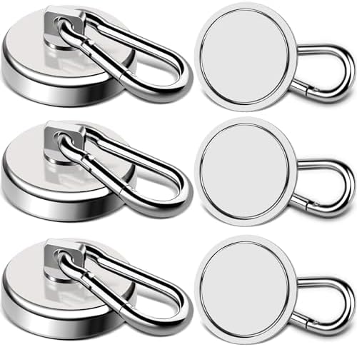 LOVIMAG Magnetic Hooks 150 LBS Strong Magnets Cruise 6Pack Magnet by LOVIMAG