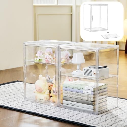 LXLXXL 2 Tiers Clear Acrylic Display Case - Image 2