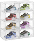 SONGMICS Shoe Boxes Set of 8, Fits Shoes up to US Size 12 by Unknown