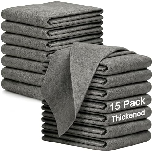 15 Pack Thickened Magic Cleaning Cloth, Microfiber Magic Cloths by Myrtilithir