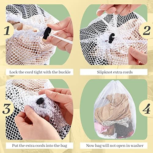 20 Pcs Mesh Laundry Bags Bulk - Image 3