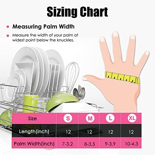 Rubber cleaning gloves 3 or 6 Pairs - Image 2