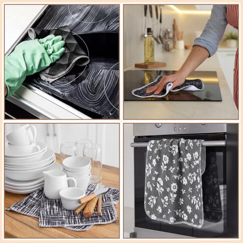 Mindsoft 36 Pcs Kitchen Towels Reusable Dishcloths Absorbent Hand Dish Towels - Image 6