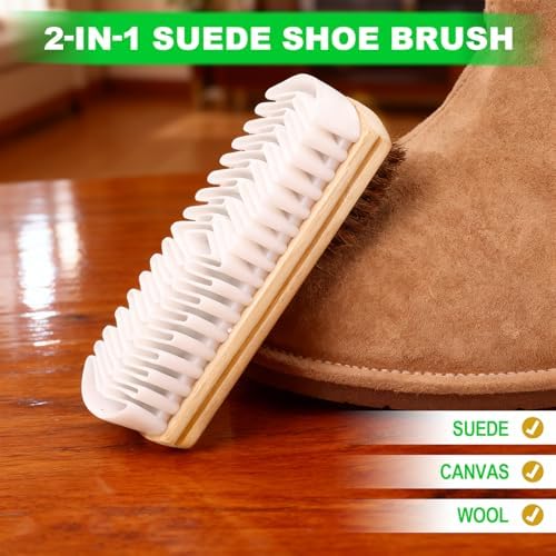 2pcs 2-in-1 Suede Shoe Brushes - Image 3