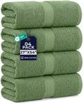 DAN RIVER 600 GSM Cotton Large Bath Towels Set of 4, 27 x 54 Inches by DanRiver