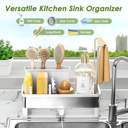 Ewaiira Stainless Steel Sink Caddy, Sponge Holder - Image 3