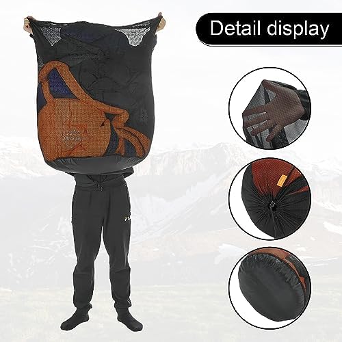2Pcs 100L Mesh Sleeping Bag Storage Sack Stuff Sack, Tear-Resistant Polyester - Image 3
