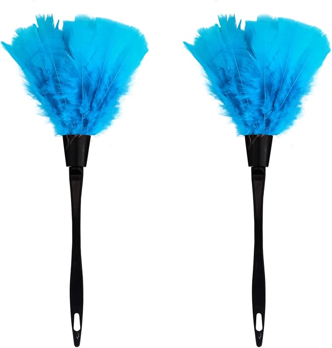 Turkey Feather Dusters for Car Blinds Kitchen Keyboard Office, Eco-Friendly by Unknown