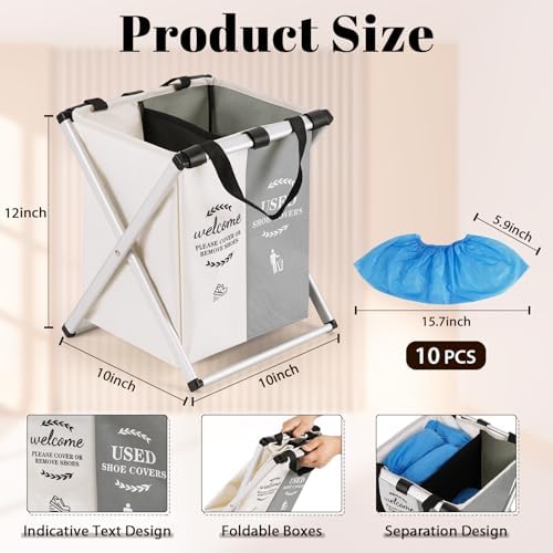 Natheeph Shoe Cover Dispenser + 10 Shoe Covers Disposable - Image 2