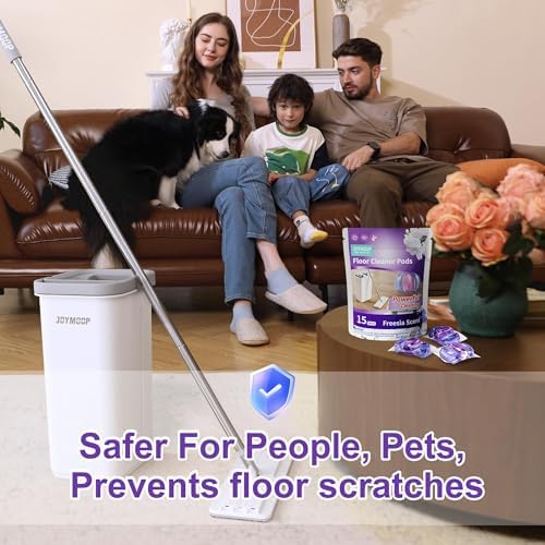 JOYMOOP Flat Mop System, Mop and Bucket Set, Commercial & Household Floor - Image 4