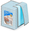 12Pack Multipurpose Wire Dishwashing Rags, Upgrade Non Scratch Wire Dishcloth by WYDZKJ