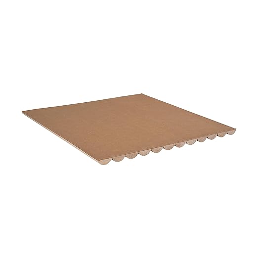 Outwater 1' Wide x 8' High x 3/8" Thick Unfinished Solid Maple Flexible Tambour Sheet with 1" Half-Round Slats – Flexible and Customizable Panel for Walls, Ceilings, and More