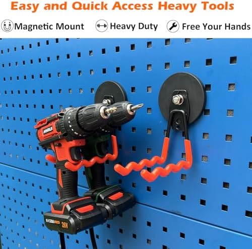 MUTUACTOR 2Packs Large Capability Heavy Duty Magnetic Hooks, Strong Magnet Hooks - Image 4