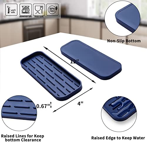 MicoYang Silicone Kitchen Sink Organizer Tray - Image 2