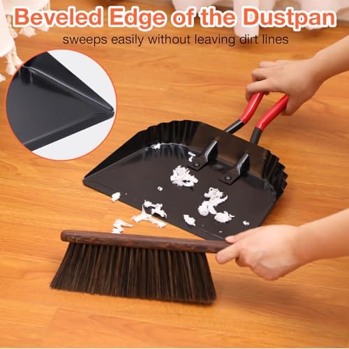 Uiifan 12 Inch Heavy Duty Metal Dustpans - Image 4
