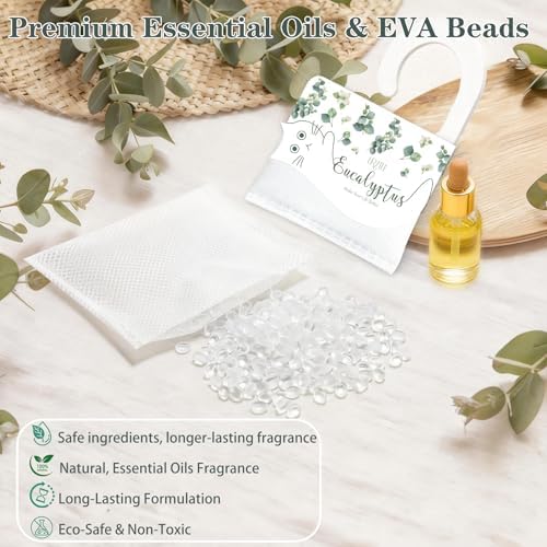 13 PCS Eucalyptus Scented Sachets, Long Lasting Hanging Air Freshener Bags - Image 2