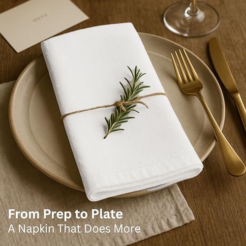 Thick Cotton Napkins – Flour Sack Napkin - Image 2
