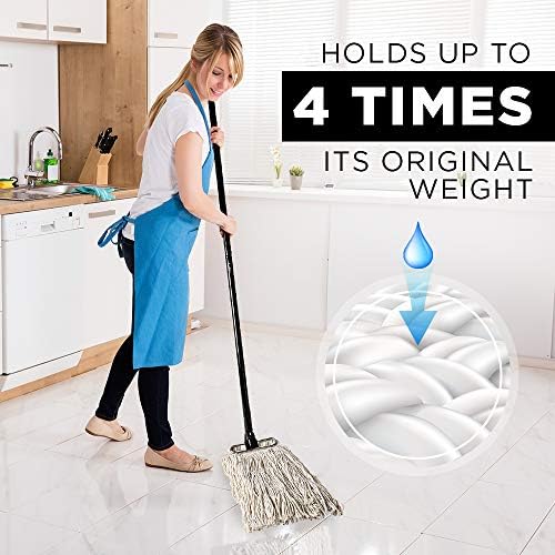 Fuller Brush Wet Mop – Heavy Duty, Janitorial Floor Mop - Image 5