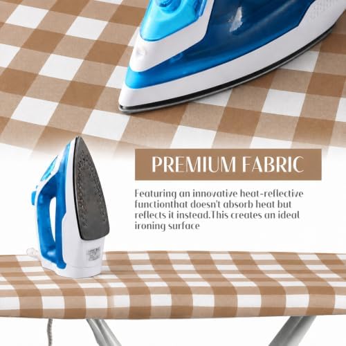 Tegeme Ironing Board Cover and Pad 15 x 54 Inch Cotton Thick Padded - Image 5