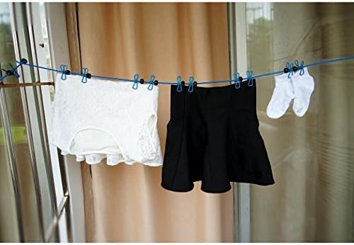2 Pack 11 Feet Windproof Clothesline - Image 7