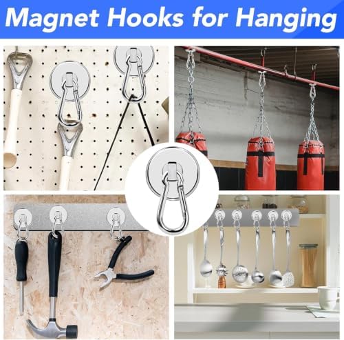 LOVIMAG Magnetic Hooks 110 LBS Strong Magnets Cruise 8Pack Magnet - Image 6