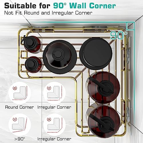 YASONIC Corner Shower Caddy, Rustproof Stainless Steel Shower Organizer - Image 7