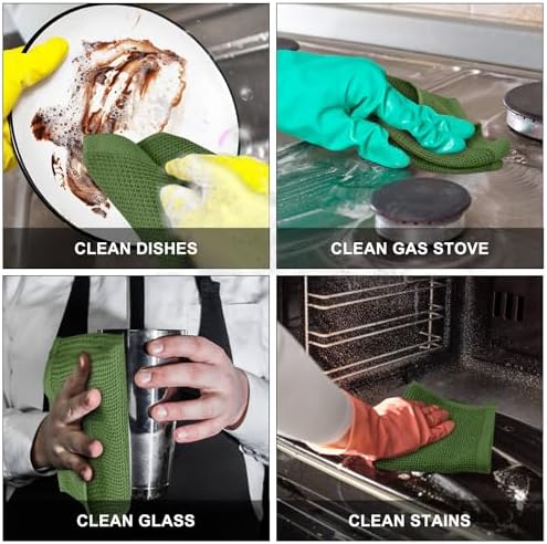 Nialnant 6 Pcs Kitchen Hand Towels, 100% Cotton, 13 x 28 in - Image 5