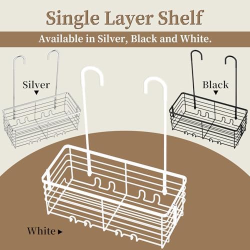 DELLAN Hanging Shower Caddy, Shower Rack Hanging - Image 5