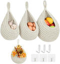 Boho Wall Hanging Fruit Baskets by INJORAN