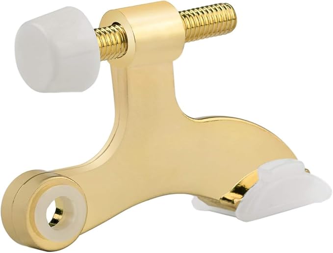 HOMOTEK 48 Pack Hinge Pin Bright Brass Door Stopper, Adjustable Deluxe Heavy by HOMOTEK
